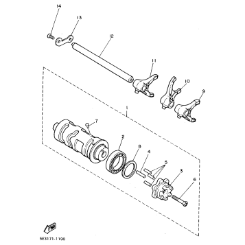 SHIFT CAM SHIFT FORK