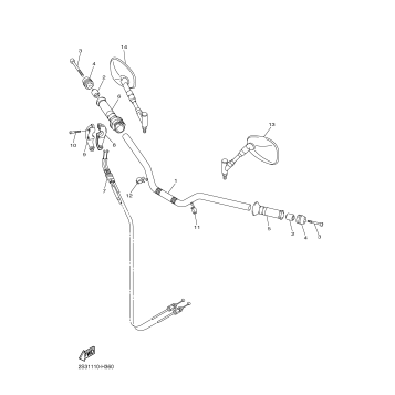 STEERING HANDLE CABLE