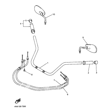 STEERING HANDLE CABLE