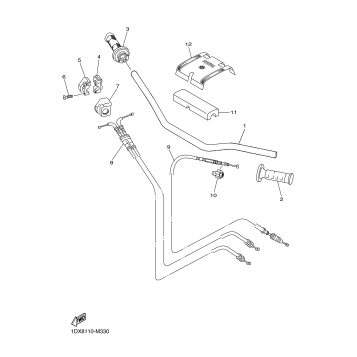 STEERING HANDLE CABLE