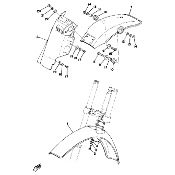 FRONT FENDER-REAR FENDER