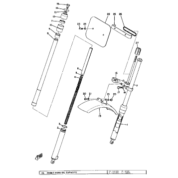 FRONT FORK & FRONT FENDER