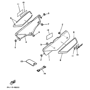 SIDE COVER (NON-CALIFORNIA MODEL)