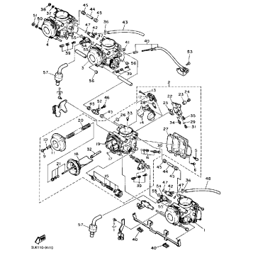 CARURETOR NON CALIFORNIA MODEL