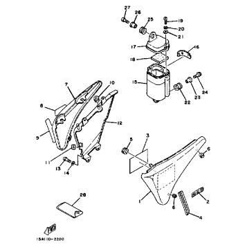 SIDE COVER - TOOL XT200K - KC