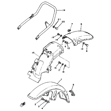 FRONT FENDER REAR FENDER