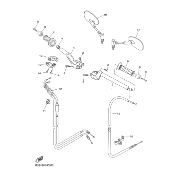 STEERING HANDLE CABLE
