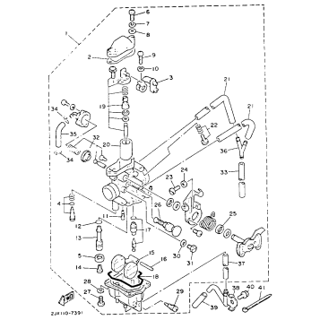 CARBURETOR CALIFORNIA MODEL ONLY
