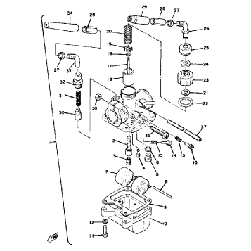 CARBURETOR LB50PG - PH - PJ