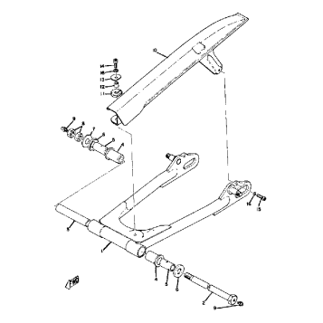 SWING ARM - CHAIN CASE