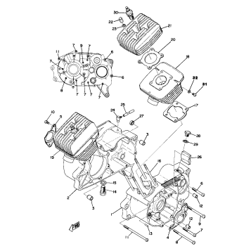 CRANKCASE-CYLINDER