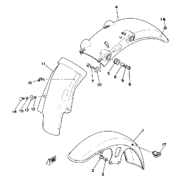 FRONT FENDER - REAR FENDER