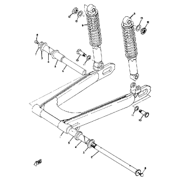 REAR ARM-REAR CUSHION