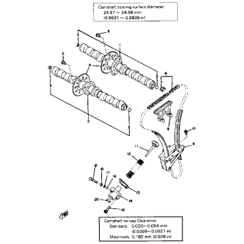 CAMSHAFT-CHAIN TENSION