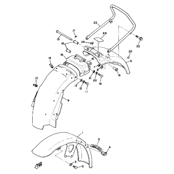 FRONT FENDER REAR FENDER
