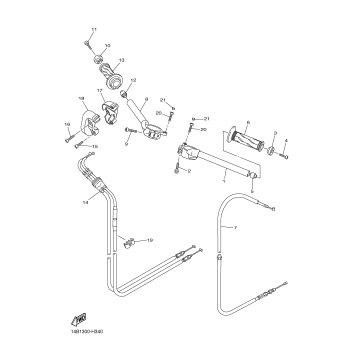 STEERING HANDLE CABLE