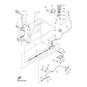 REAR MASTER CYLINDER