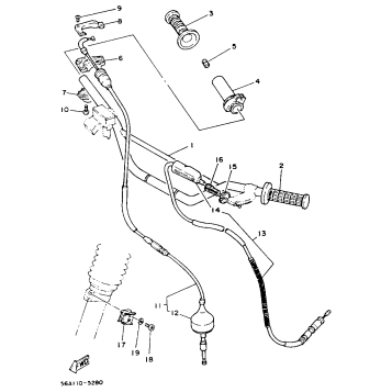 STEERING HANDLE-CABLE