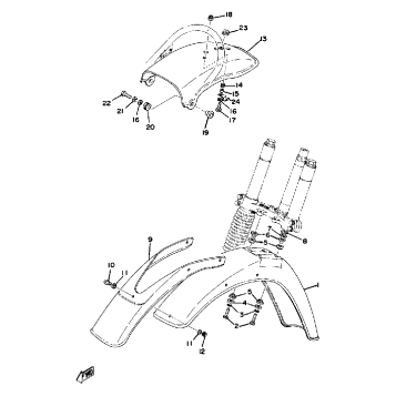 FRONT FENDER - REAR FENDER