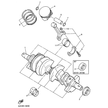 CRANKSHAFT PISTON