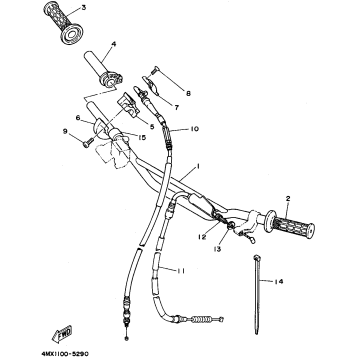 STEERING HANDLE CABLE