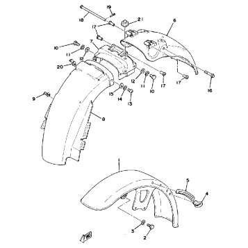 FRONT FENDER - REAR FENDER