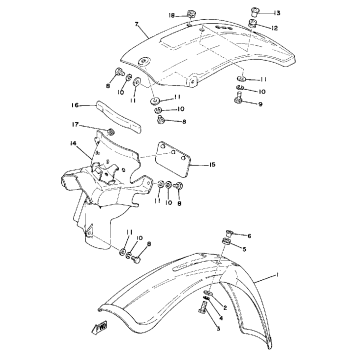 FRONT FENDER REAR FENDER