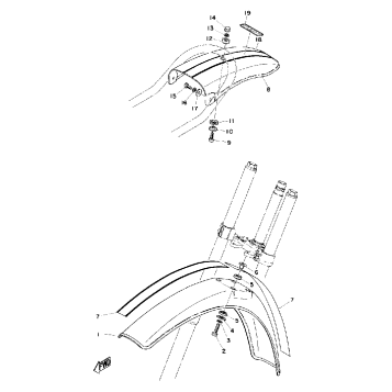 FRONT FENDER - REAR FENDER
