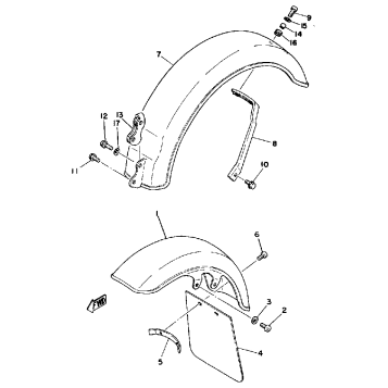 FRONT FENDER - REAR FENDER