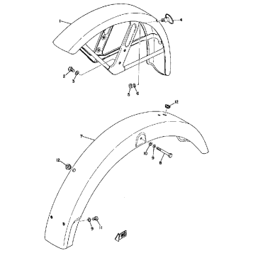 FRONT FENDER REAR FENDER