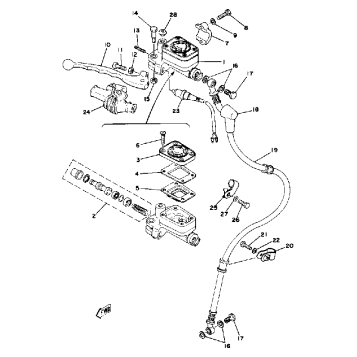 MASTER CYLINDER - BRAKE HOSE