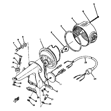 TAILLIGHT TX650A - XS650B