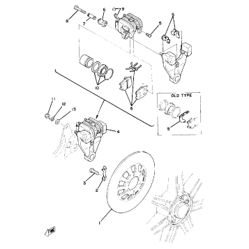REAR DISC BRAKE - CALIPER