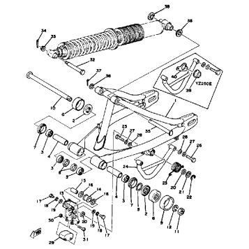 SWING ARM YZ250D - E