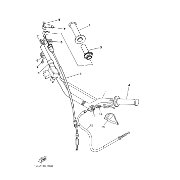 STEERING HANDLE CABLE