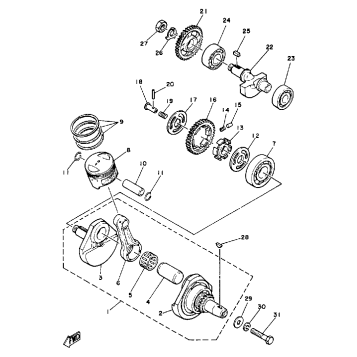 CRANKSHAFT PISTON