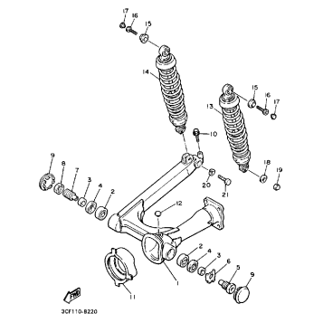 SWING ARM REAR SHOCKS