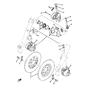 FRONT DISC BRAKE - CALIPER