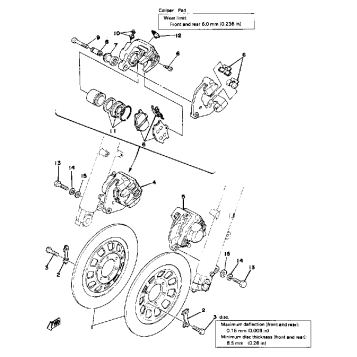 FRONT BRAKE - CALIPER