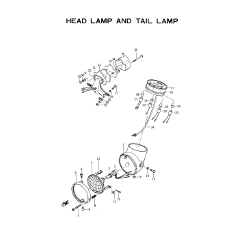 HEAD LAMP AND TAIL LAMP
