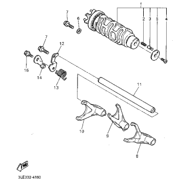 SHIFT CAM SHIFT FORK