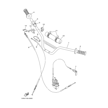 STEERING HANDLE CABLE