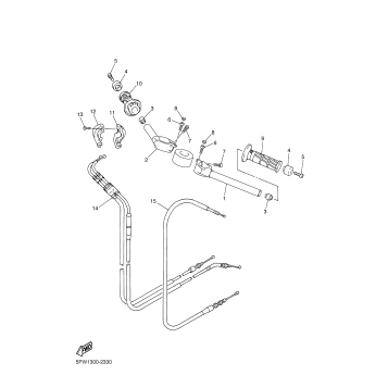 STEERING HANDLE CABLE