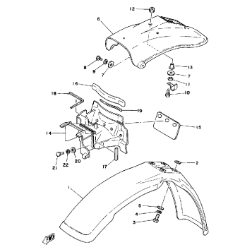 FRONT FENDER - REAR FENDER