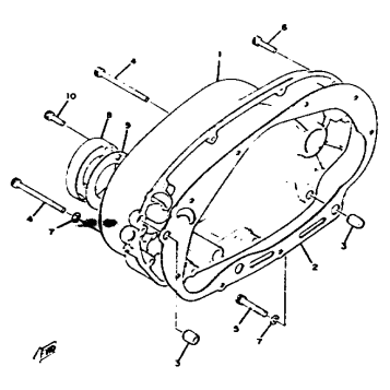 CRANKCASE COVER (RIGHT)