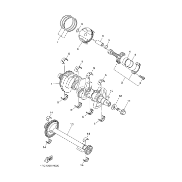 CRANKSHAFT & PISTON