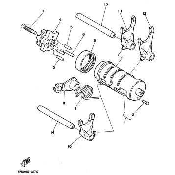 SHIFT CAM SHIFT FORK