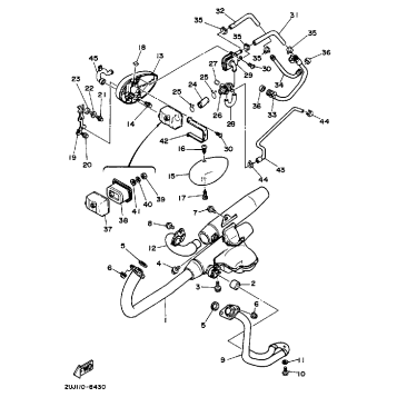 EXHAUST CALIFORNIA MODEL ONLY