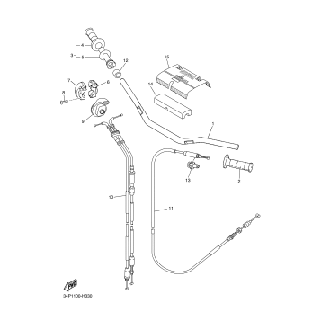 STEERING HANDLE CABLE