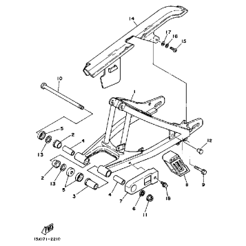REAR ARM XT200K - KC